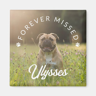 Tiny Tass avtryck Forever Missed Pet Photo Magnet