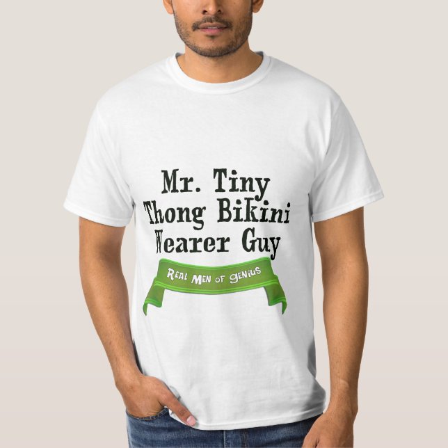 TIny Thong Bikini T Shirt (Framsida)