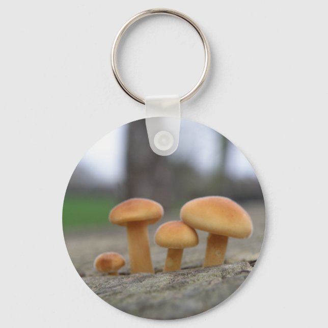 Tiny Toadstools Macro Keychain Nyckelring (Framsida)
