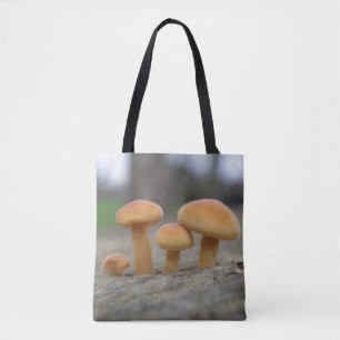 Tiny Toadstools Macro Tote Bag Tygkasse