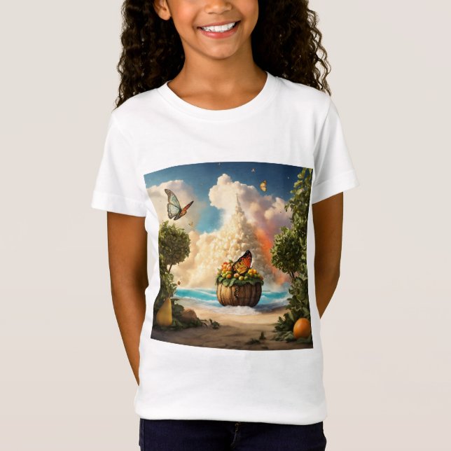 "Tiny Trendsetters: Tattoo-Inspired Kids T Shirt (Framsida)