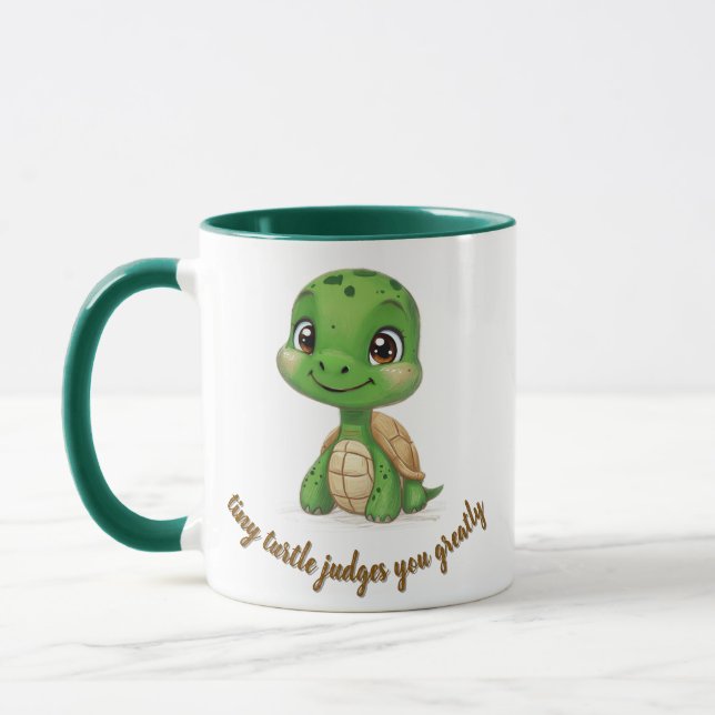 Tiny Turtle Judges You Mugg (Vänster)