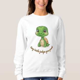 Tiny Turtle Judges You T Shirt