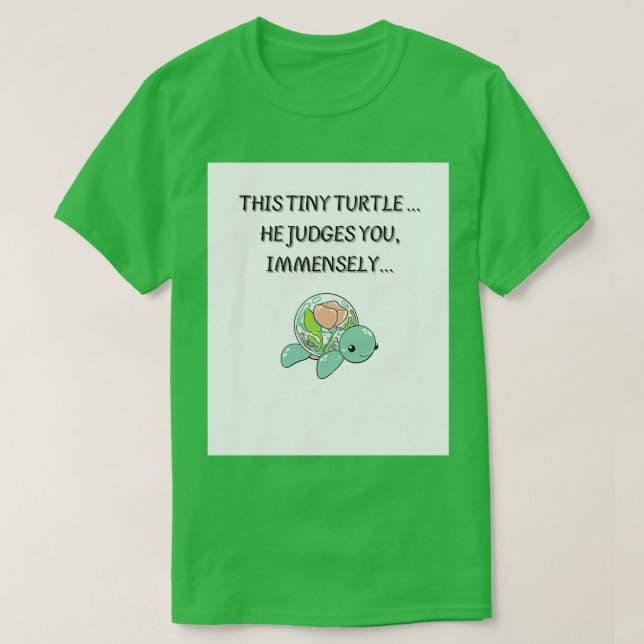 Tiny Turtle T Shirt (Design framsida)