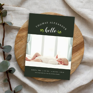 Tiny Twigs Magnetic Photo Birth Notice