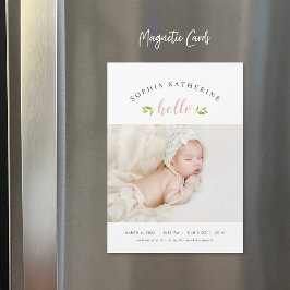 Tiny Twigs Magnetic Photo Birth Notice