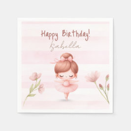 Tiny Twirls – Ballerina Pappersservett