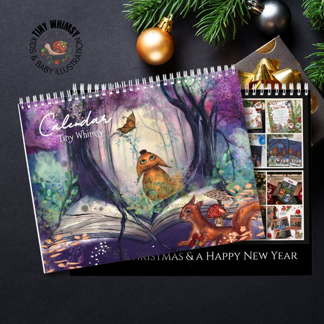 Tiny Whimsy Kalender - Magisk Konst & Skogsland (Tiny Whimsy Calendar - Magical Art & Woodland)