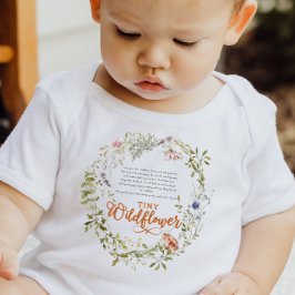 Tiny Wildblomma | Flicka 1:a födelsedagen T Shirt