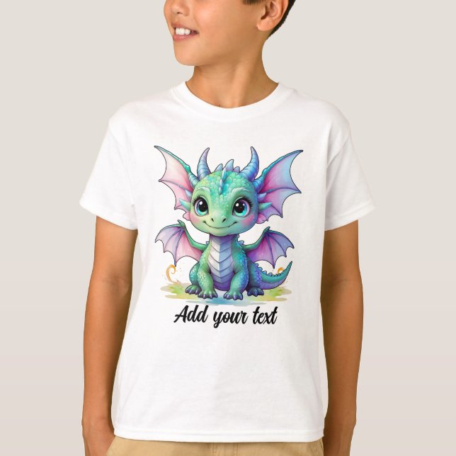 Tiny Wings Dragon – Name Shirt T (Framsida)