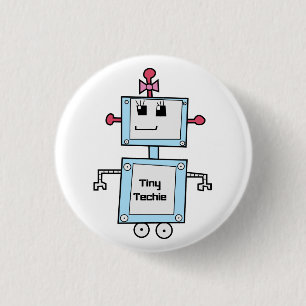 TinyTechie 1 1/4" knäppas Knapp