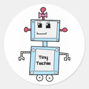 TinyTechie klistermärkear Runt Klistermärke