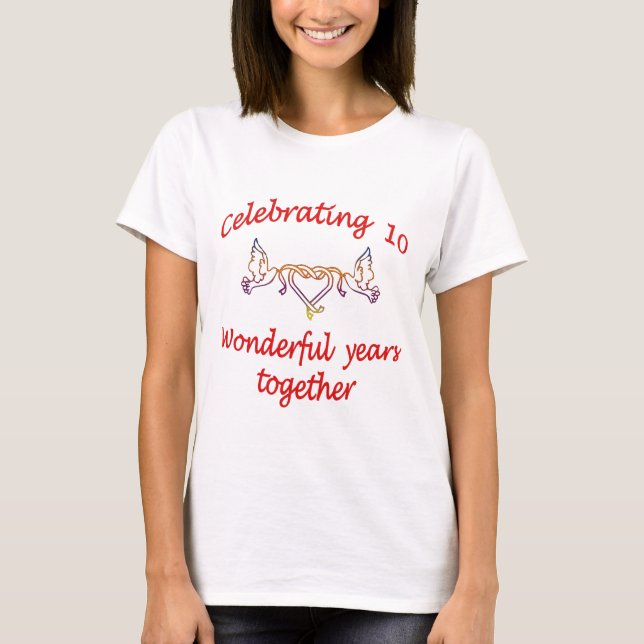 Tio. ANNIVERSARY T-shirt (Framsida)