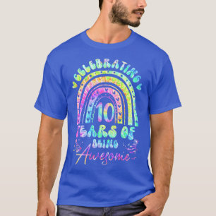 Tio år av Fantastisk 10:e födelsedagskalan D T Shirt