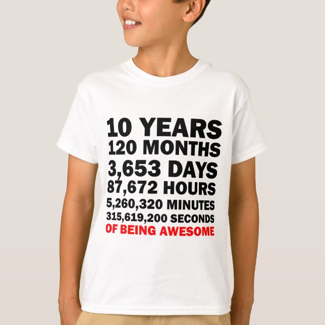 Tio år av Fantastisk T Shirt (Framsida)