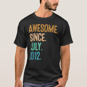 Tio år gammal Fantastisk sedan juli 2012 tionde fö T Shirt