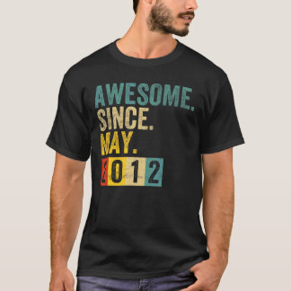 Tio år gammal Fantastisk sedan maj 2012 tionde föd T Shirt