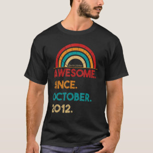 Tio år gammal Fantastisk sedan oktober 2012 tionde T Shirt