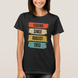 Tio år gammal förklaring sedan augusti 2013 tionde t shirt