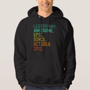 Tio år gammal förklaring sedan oktober 2012 tionde hoodie