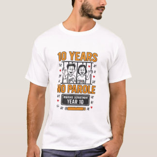 TIO ÅR, INGEN PAROL 10-årsdag T Shirt