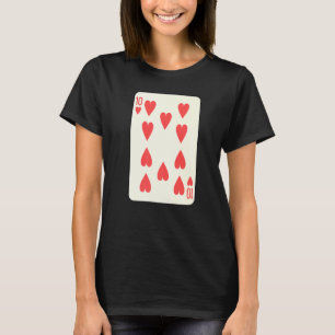 Tio av Hearnas uppspelningskort Par Halloween Cost T Shirt
