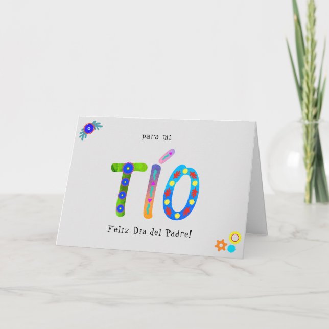 Tío Bold Geometric Boho Far dag Kort (Framsida)