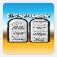 Tio budord från Heligan Bible, Guds lag