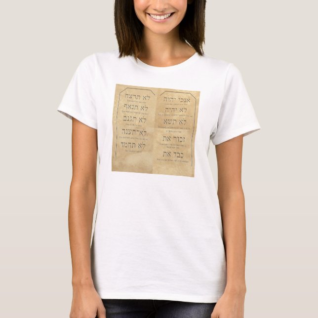 Tio budord Kvinnors Bella+Canvas flödescirkel T Shirt (Framsida)