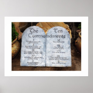Tio Commandments Poster