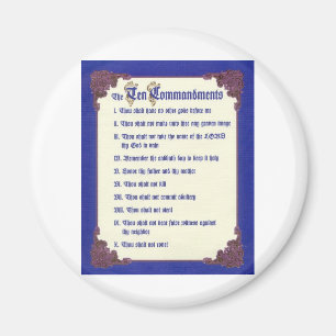 TIO COMMANDMENTSNA MAGNET