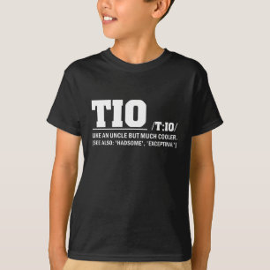 Tio Definition Fars dag Spansk farbror T Shirt