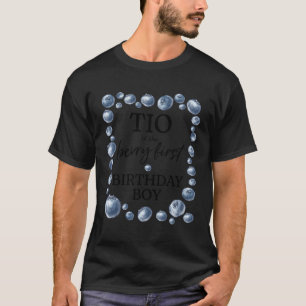 Tio farbror Berry First Birthday Boy Blueberry Fru T Shirt