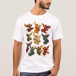 Tio herrar hoppar in i julen t shirt