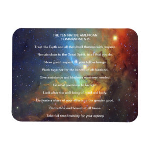 Tio indianindierCommandments Magnet