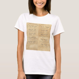 Tio kommandon Kvinnors alternativa syntetbesättnin T Shirt