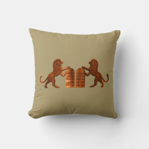 Tio kommandon och Lejon Lumbar Pillow Kudde