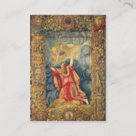 Tio kommandon - Prayer Card (platt) Visitkort
