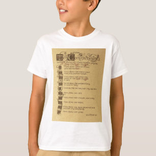 tio kommandon tee shirt