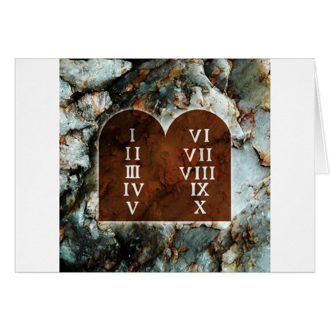 Tio kommentarer hälsningskort (Framsidan Horizontal)