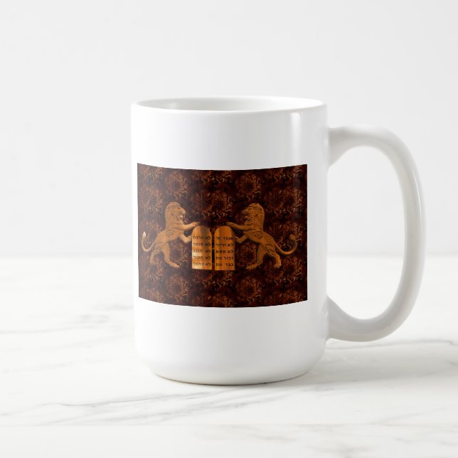 Tio kommentarer och Lejon Kaffemugg (Höger)