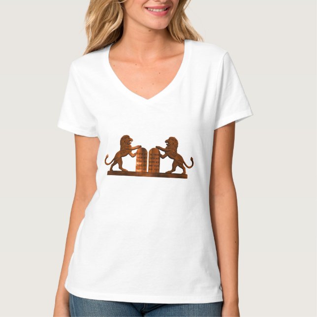 Tio kommentarer och Lejon T Shirt (Framsida)