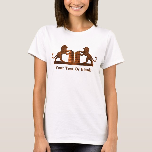 Tio kommentarer och Lejon Tee Shirt (Framsida)
