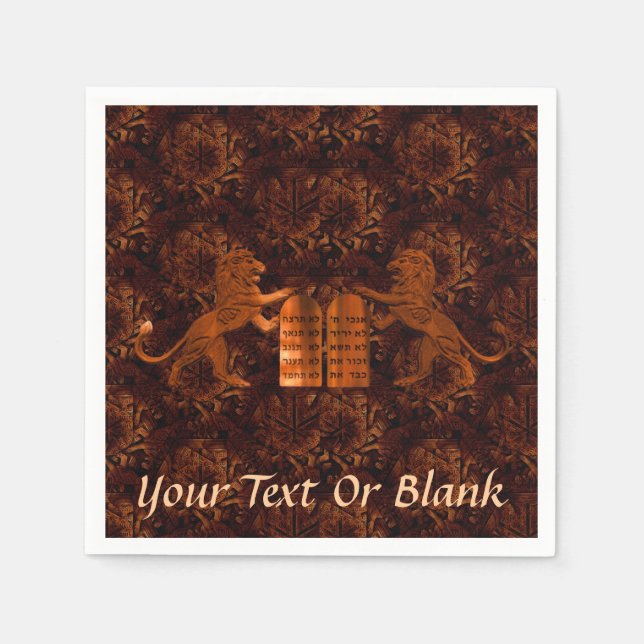 Tio kommentarer och Lejona Pappersservett (Framsidan)