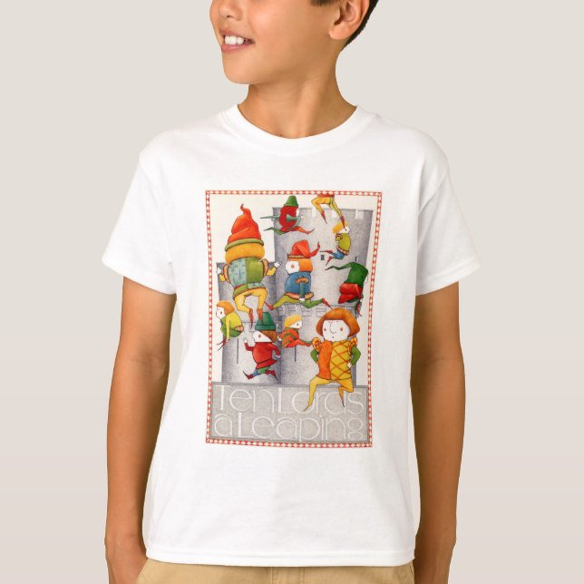 TIO LORDS A LEAPING Boys T-shirt (Framsida)