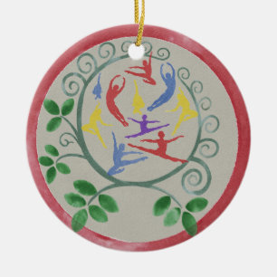 Tio Lords a-Leaping jul Ornament