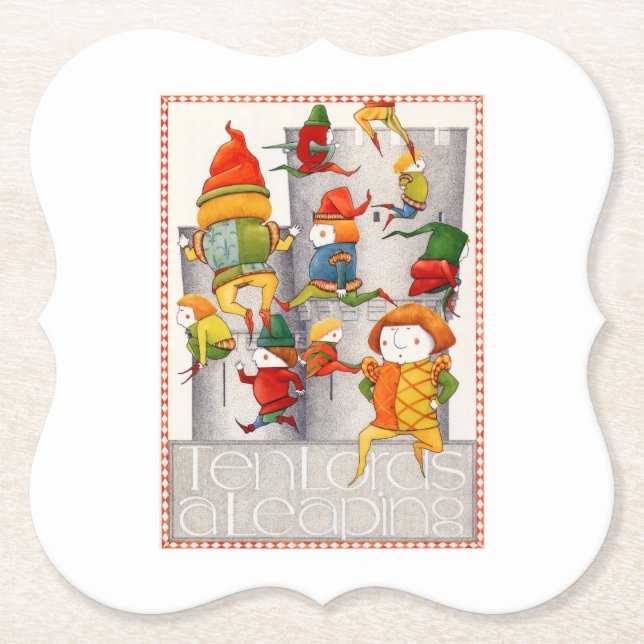 TIO LORS A LEAPING Bracket Papper Underlägg (Framsida)