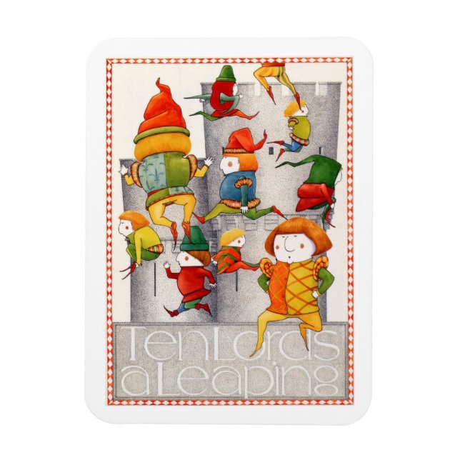 TIO LORS: EN BLÅDA 3 x 4 Flexibel magnet (Vertikal)