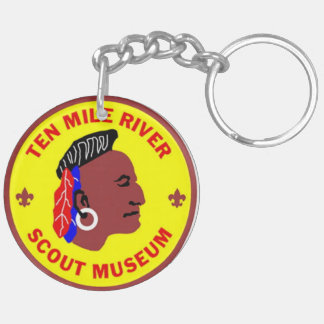 Tio Mile River Scout Museum Logotyp Acrylic Keycha