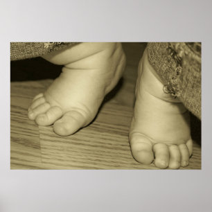 Tio mycket små Toes Poster